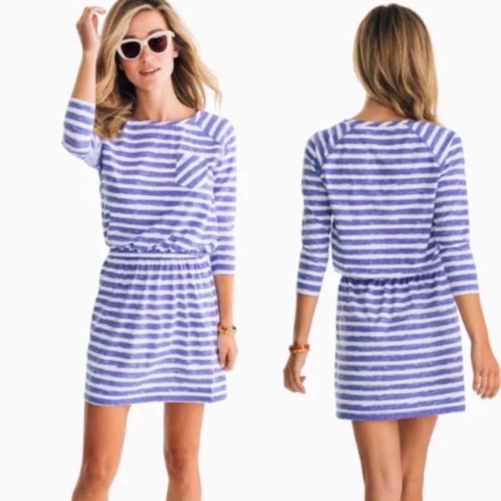 Southern Tide Jenna Dress in Wedgewood Blue Size XS